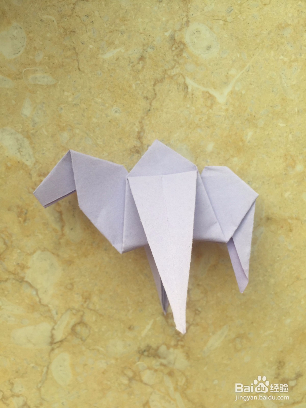 儿童手工折纸骆驼的做法