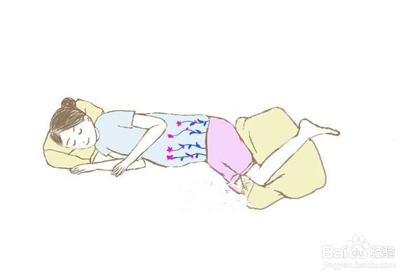 如何巧用枕头帮助孕妇入眠