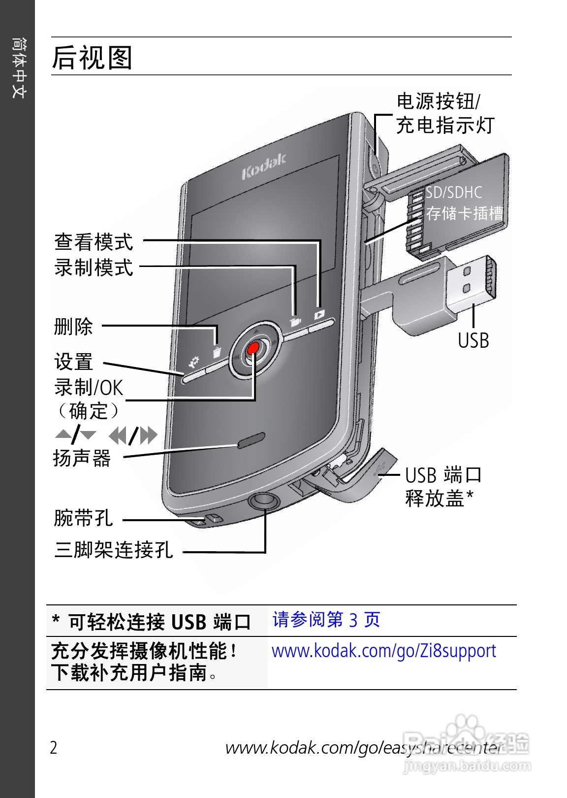柯达Zi8数码相机使用说明书