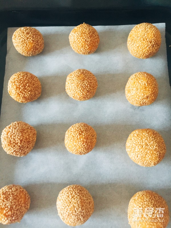 呆萌红薯球的做法