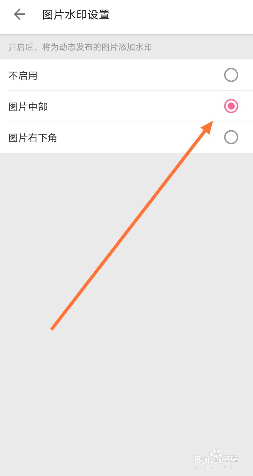 哔哩哔哩怎么在发布动态的图片中间加水印