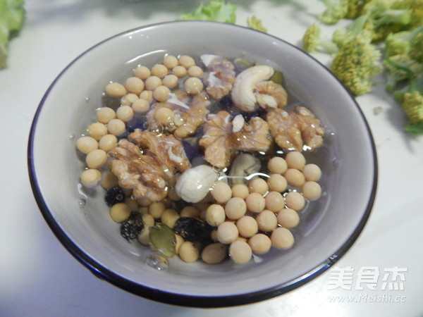 核桃黄豆豆浆
