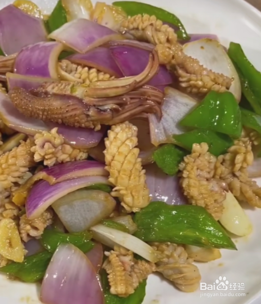 香甜辣炒鱿鱼的做法!