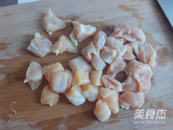 烤箱无油鸡米花