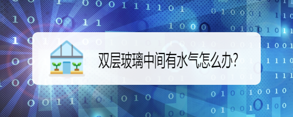 <b>双层玻璃中间有水气怎么办</b>