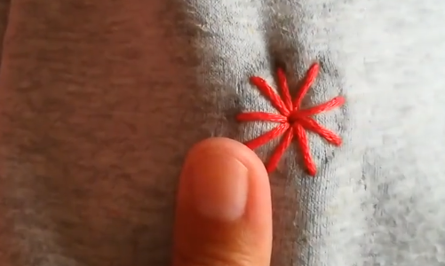 面料上有针眼怎么处理