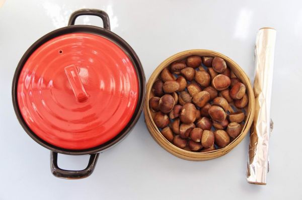 黑乐砂锅烤板栗
