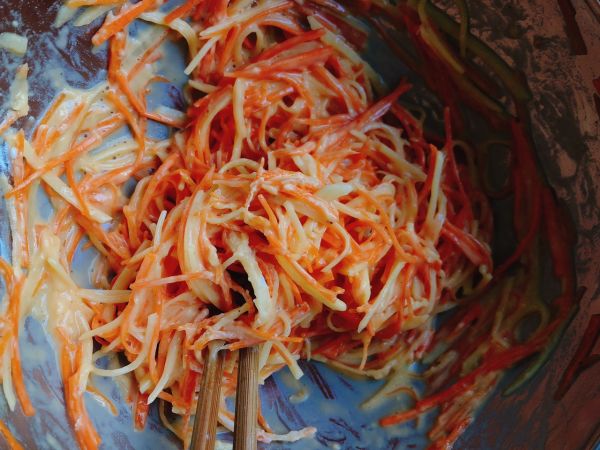 土豆胡萝卜鸡蛋饼