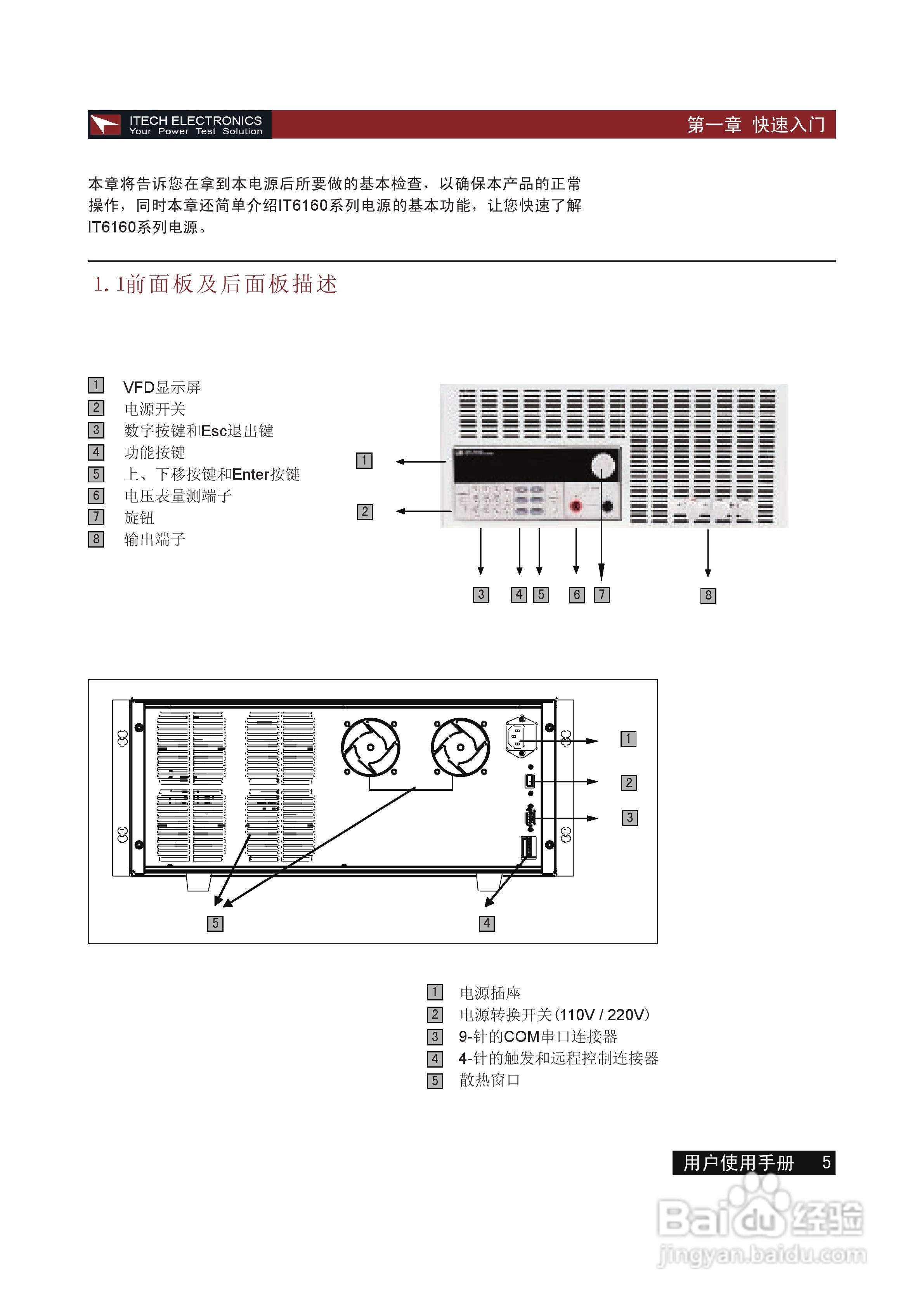 IT6160系列电源用户使用手册:[1]
