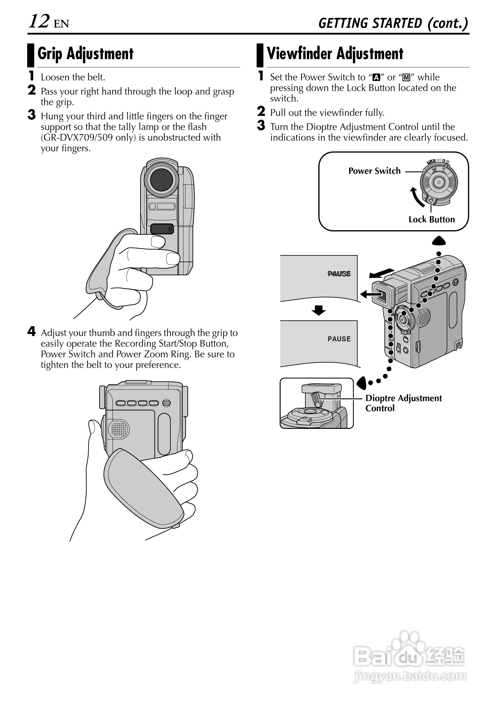 胜利JVC GR-DVX709SH数码摄像机使用说明书:[2]
