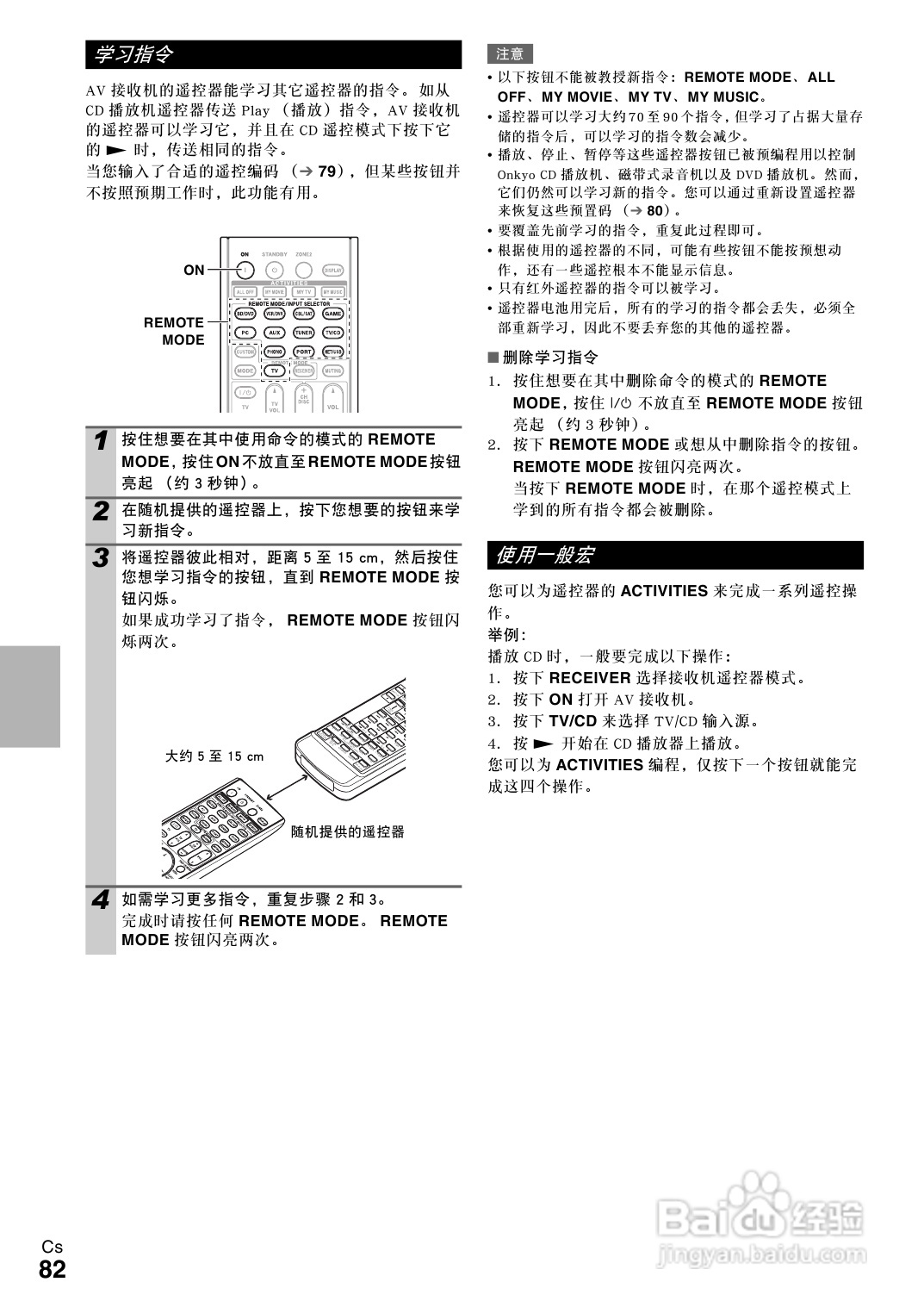 安桥TX-NR708接收机使用说明书:[5]