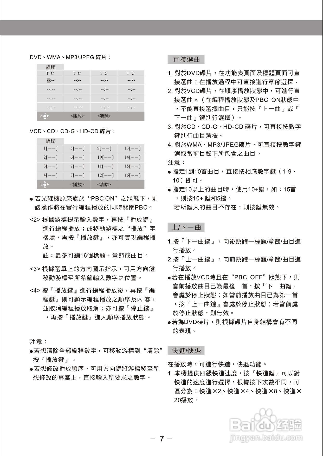 歌林KVD-799SK型数位影音光碟机说明书:[1]
