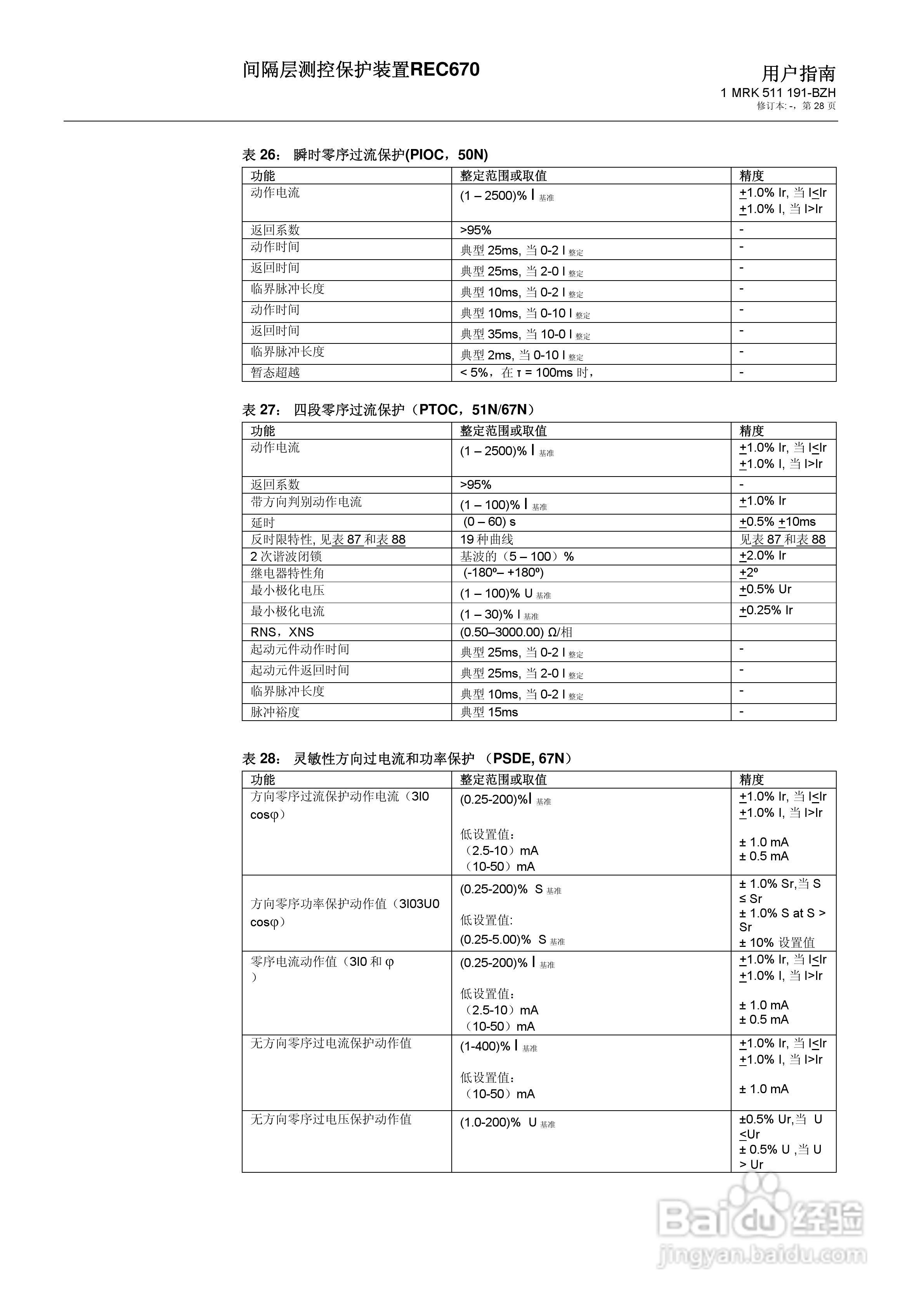 ABB REC670间隔层测控保护装置用户说明书:[3]