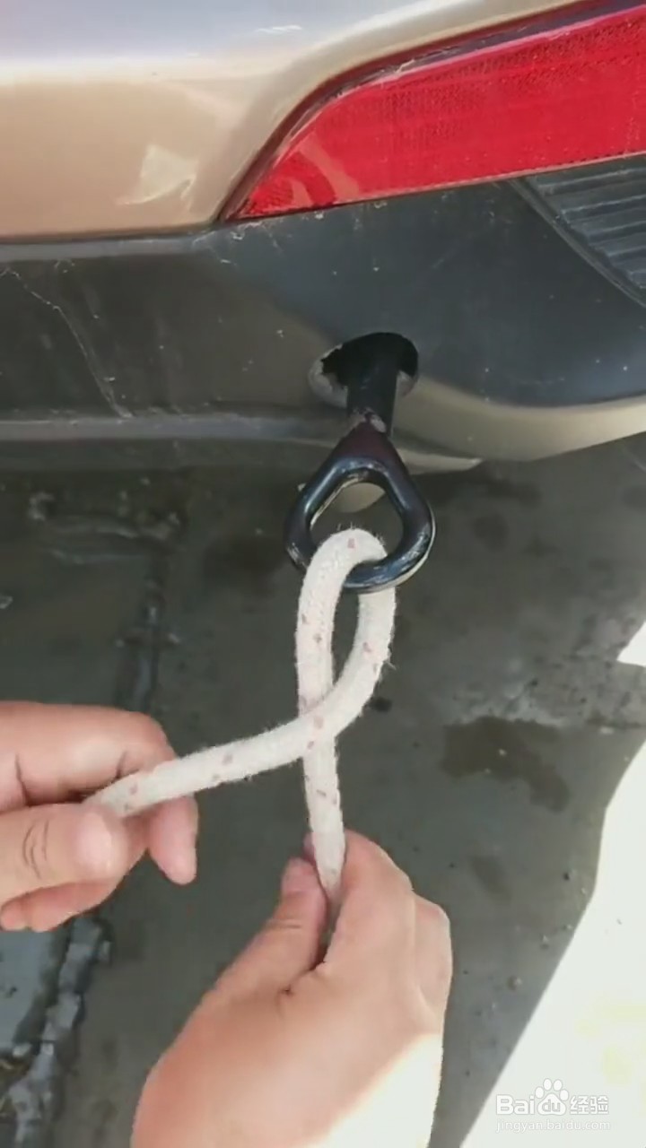 如何系拖车压扣