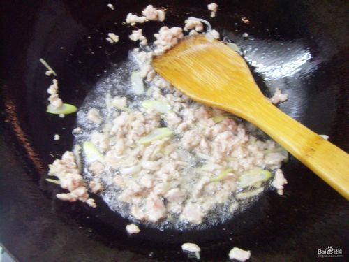 肉末粉丝小白菜