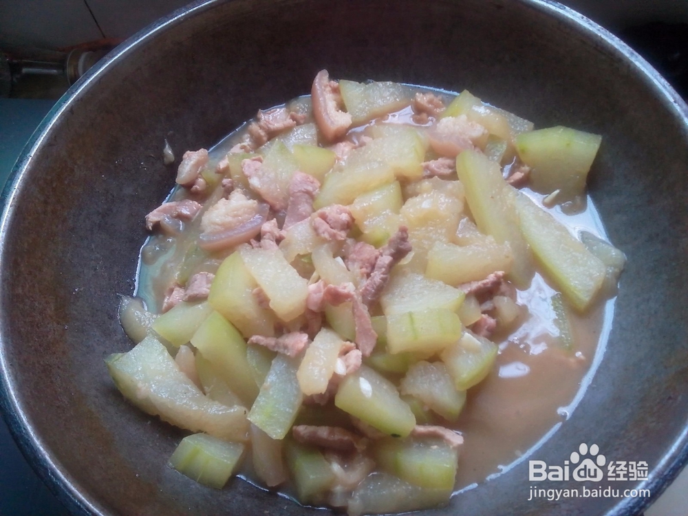 如何做猪肉焖冬瓜