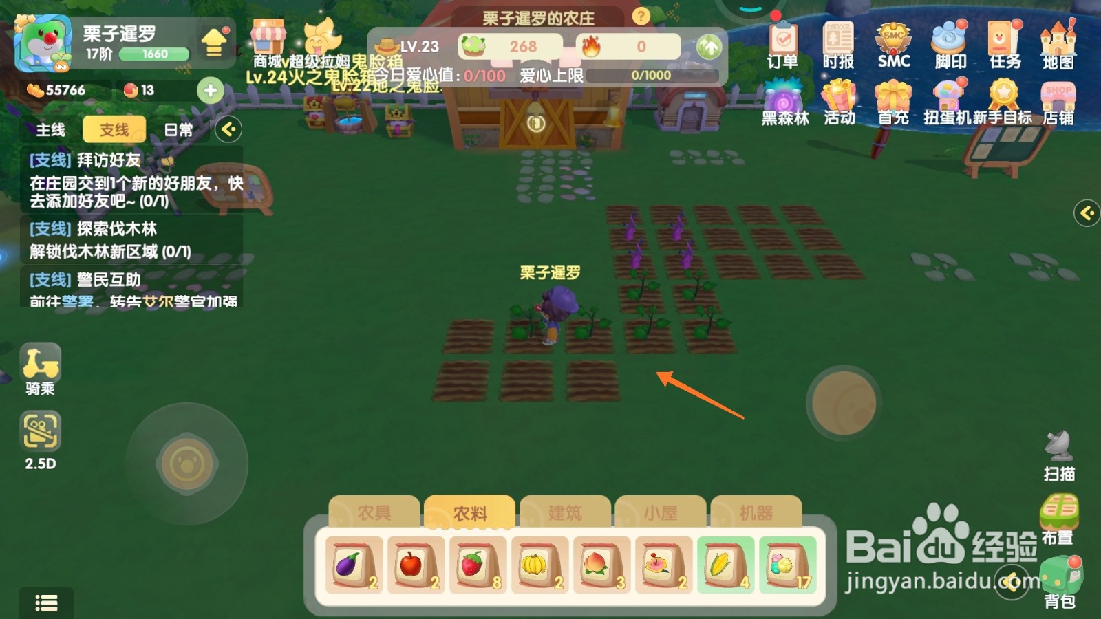 摩尔庄园中如何种植红提子