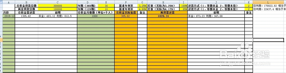 手把手教你Excel每月还贷的房贷车贷贷款计算器