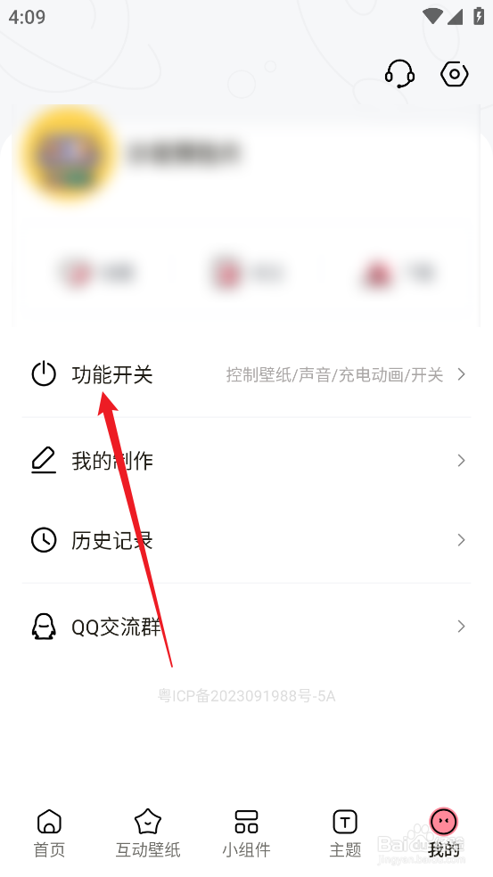 白桃壁纸APP怎么打开《QQ皮肤功能》