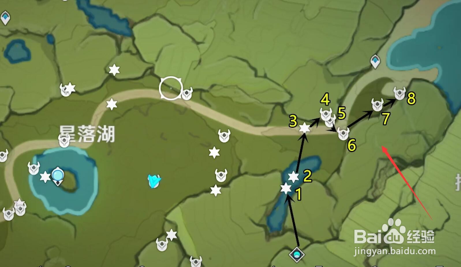 原神蒙德玄月宝箱位置收集攻略