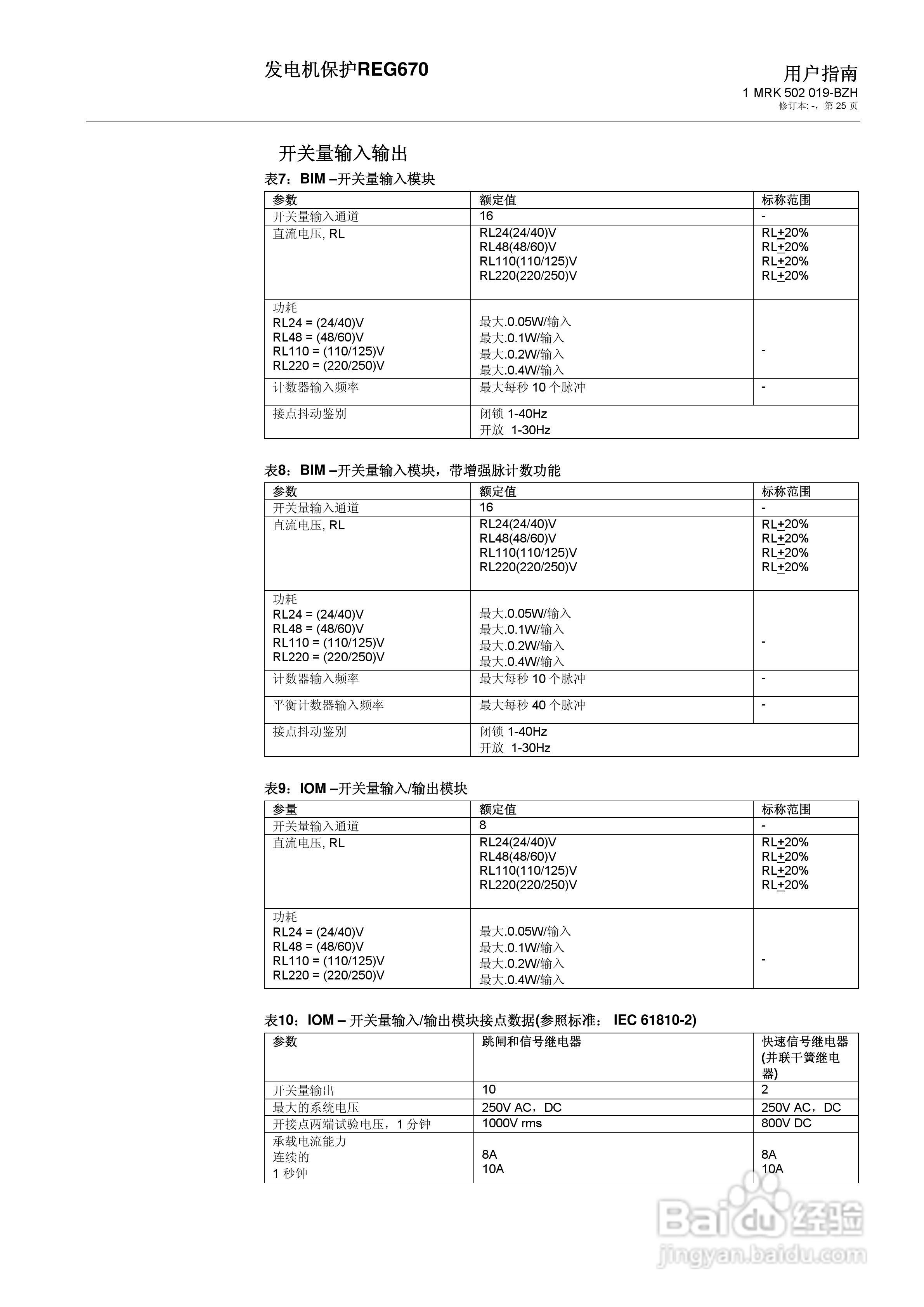 ABB REG670发电机保护说明书:[3]