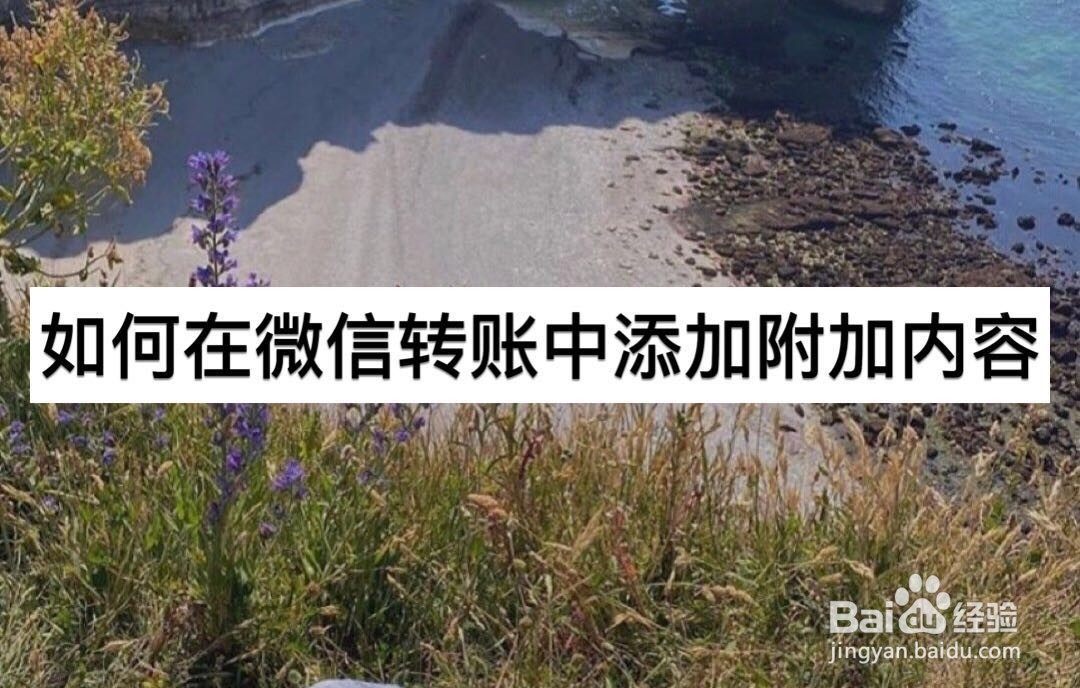 如何在微信转账中添加附加内容