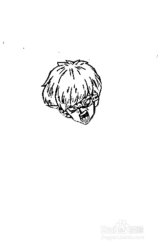 简笔画动漫人物七龙珠吉斯的画法
