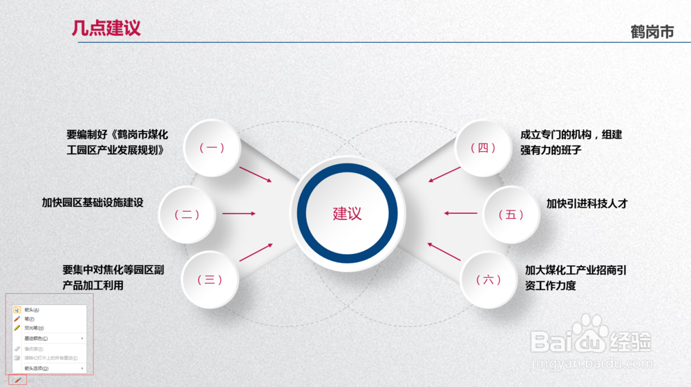如何在放映PPT时增加标注提示