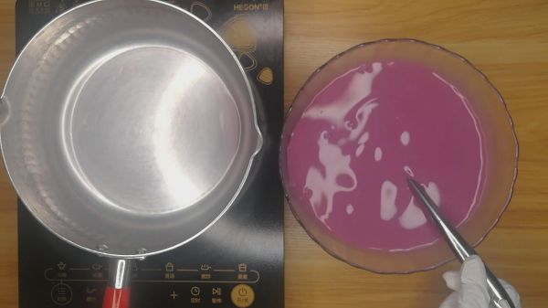 紫薯椰汁千层马蹄糕