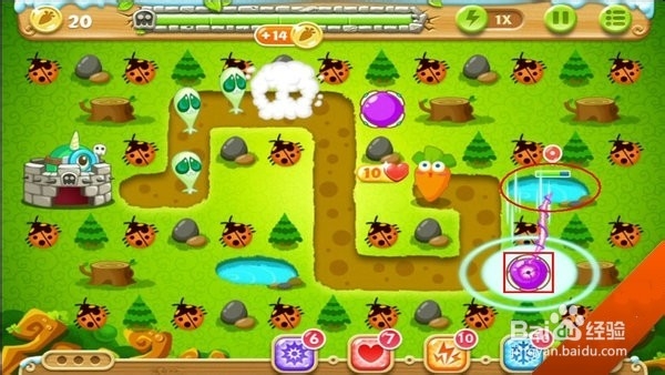 保卫萝卜2第29关金萝卜攻略