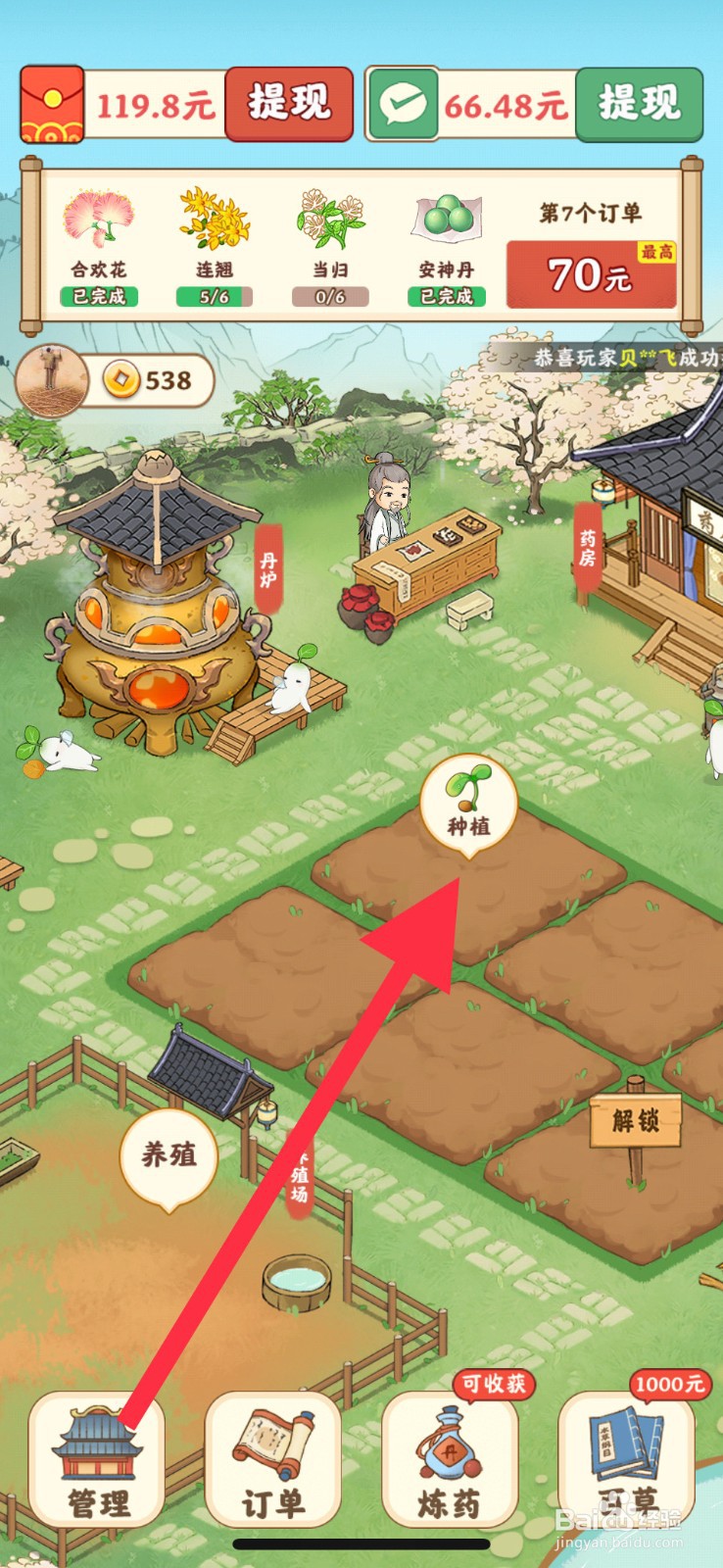 杏林世家手游连翘如何去种植