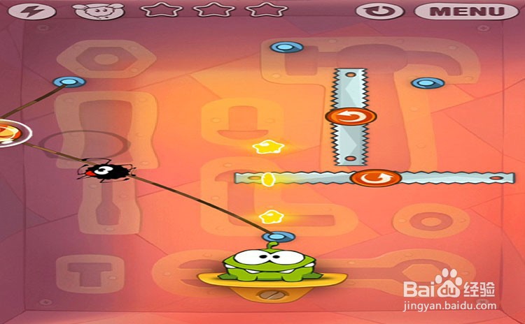 手机游戏割绳子level9-23三星攻略
