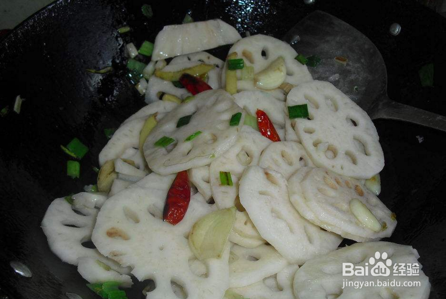 藕的做法——藕片炒肉