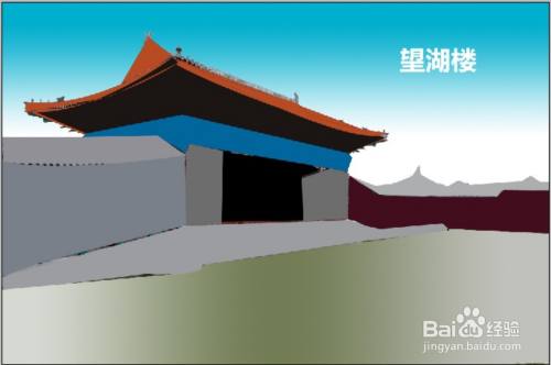 望湖楼怎么画 百度经验 望湖楼怎么画 百度经验