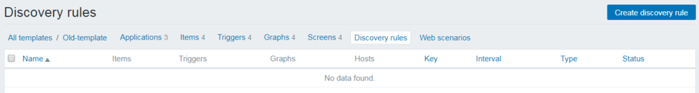 如何在zabbix的模板中增加发现规则？