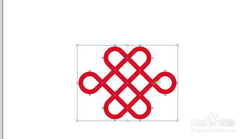 如何用AI的圆角滤镜快速制作一个中国结LOGO