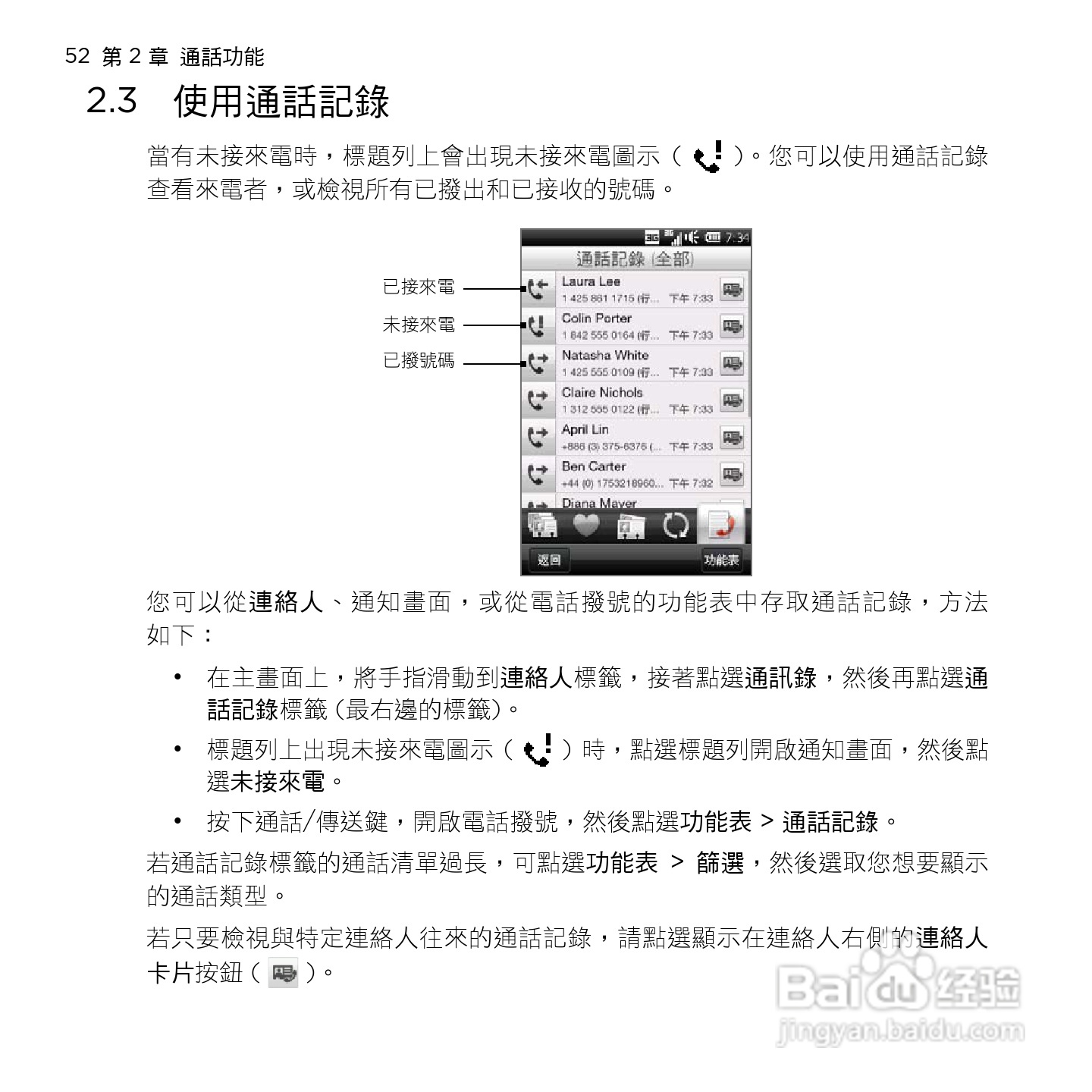 多普达HTC HD mini手机使用说明书:[6]