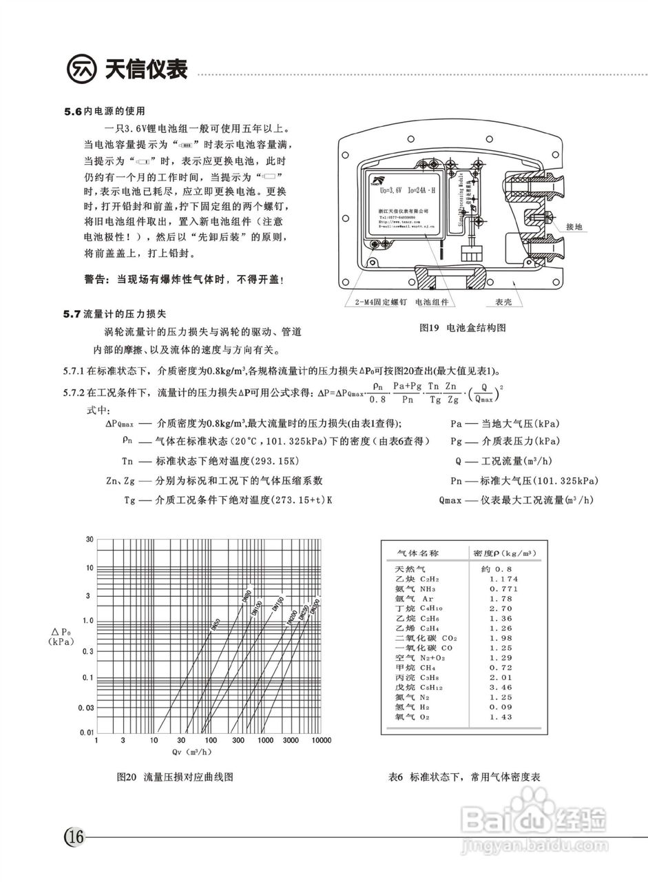 天信TBQZ-300智能气体涡轮流量计用说明书:[2]