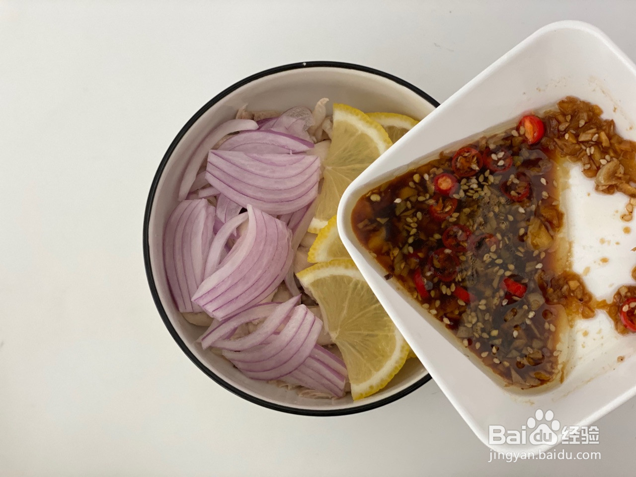 减脂凉拌菜柠檬手撕鸡的做法