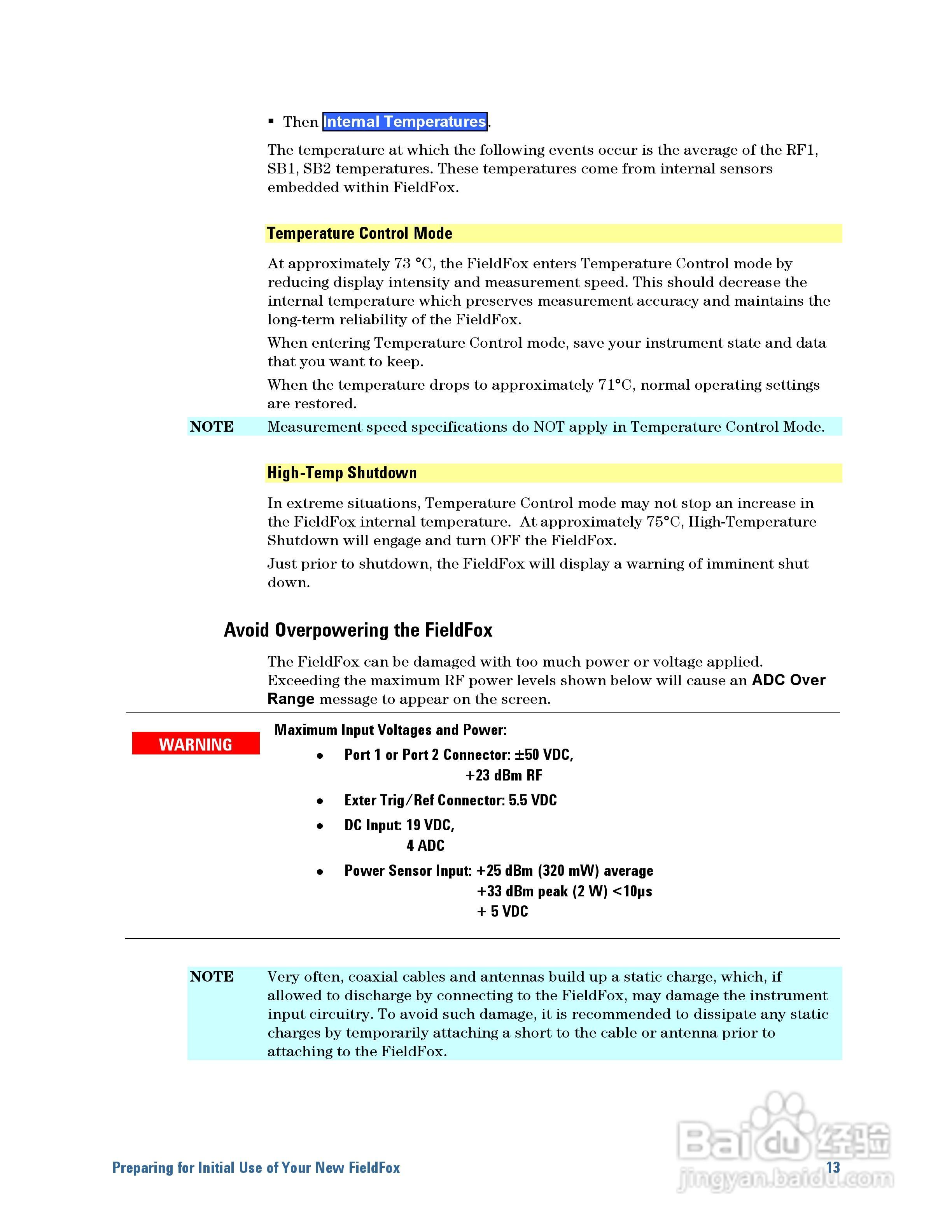 N9923A型Fieldfox手持式RF向量网路分析仪操作手册:[2]