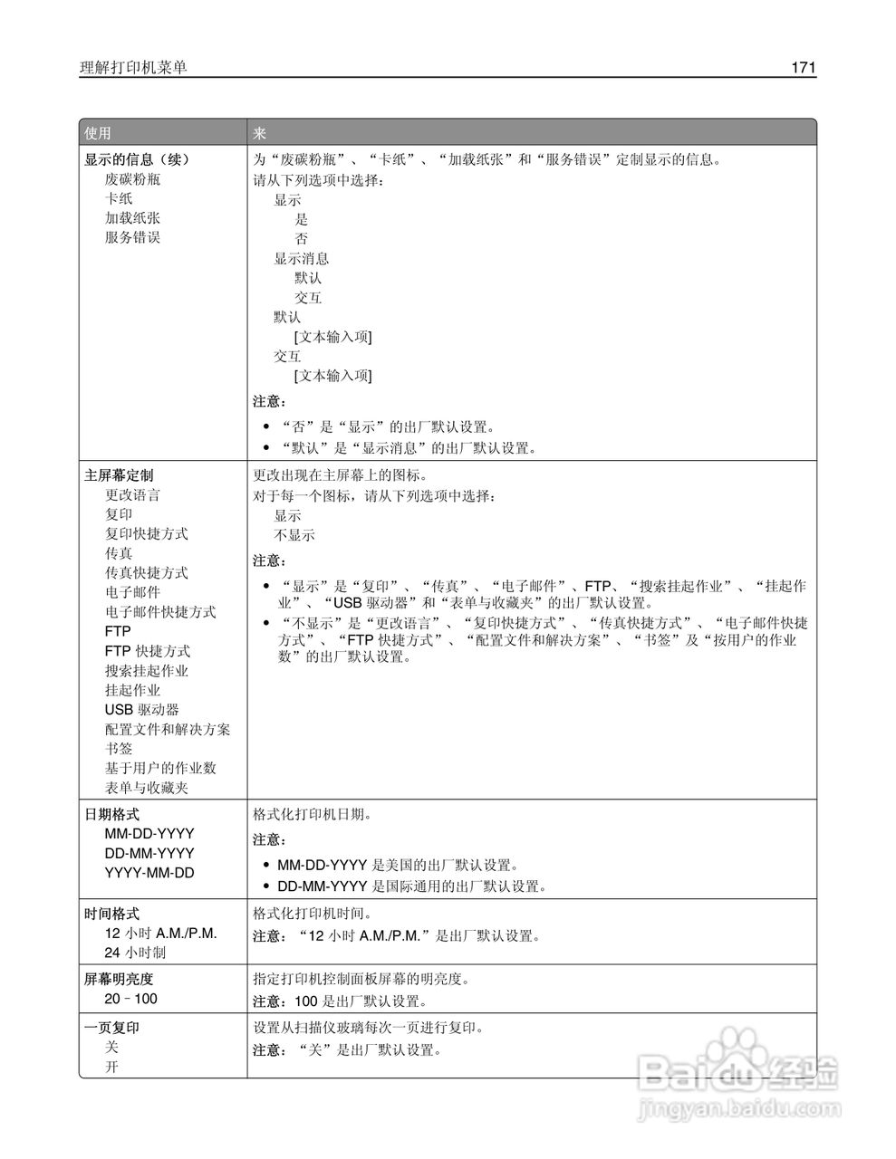 利盟Lexmark MX711打印机说明书:[18]