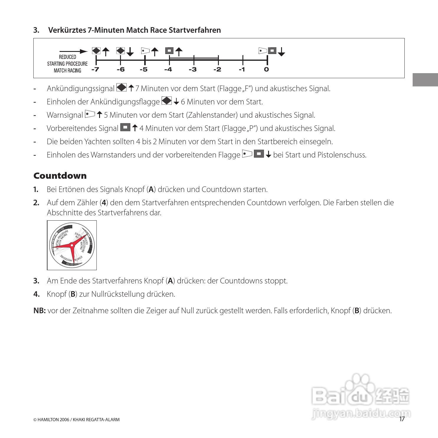 Hamilton汉密尔顿扬帆报时特制手表使用说明书:[2]