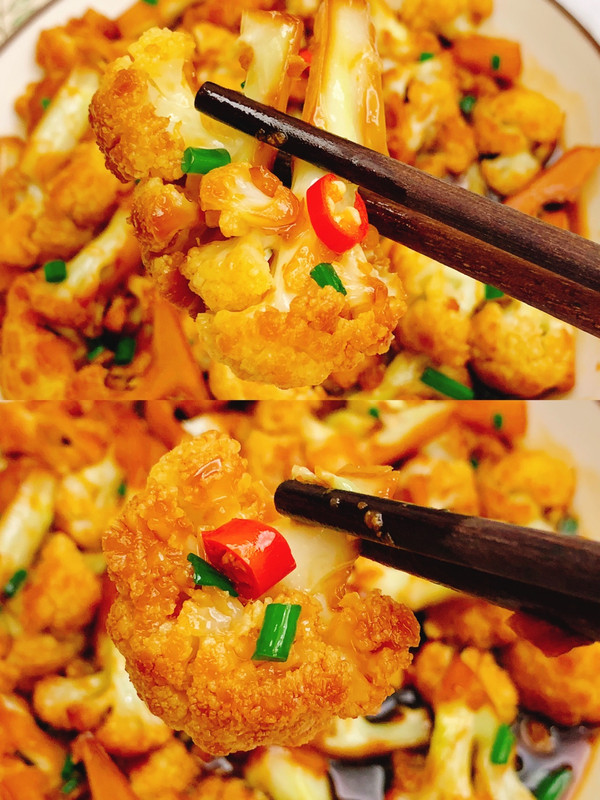 超级下饭的~干锅菜花!简单易学零失败