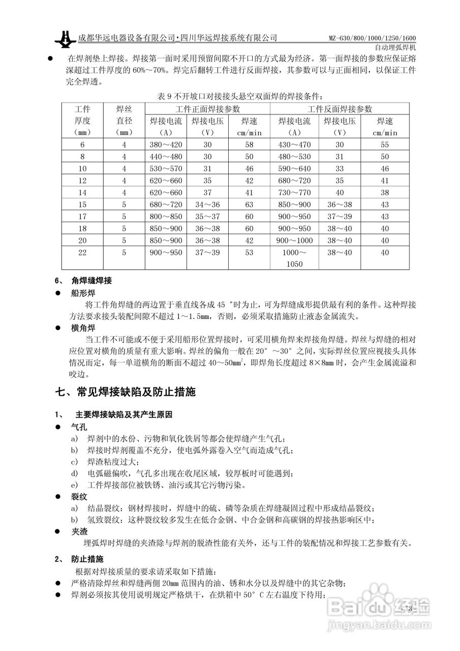 华远MZ-1600自动埋弧焊机使用说明书:[2]
