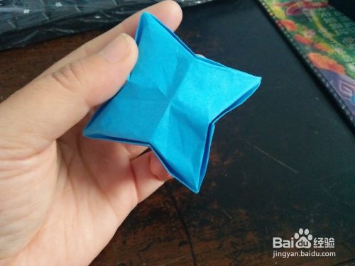 四角立体星星怎么折 百度经验 四角立体星星怎么折 百度经验