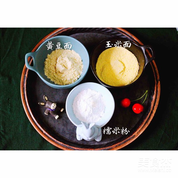 金玉窝窝头+虾酱小炒