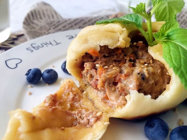 黑椒牛肉生煎包