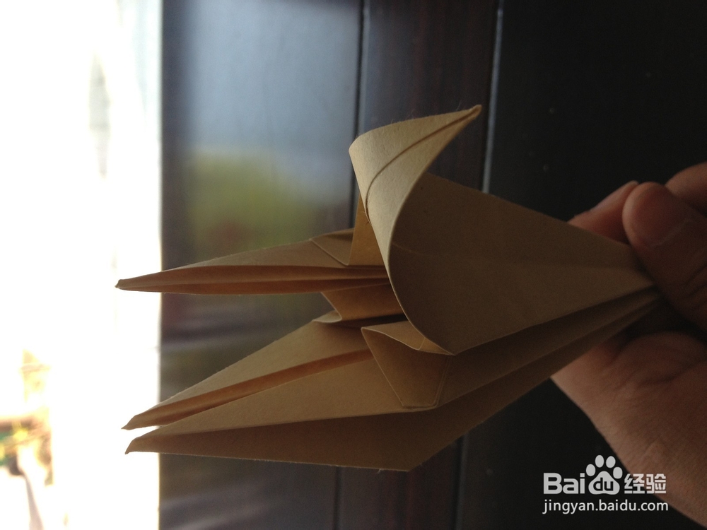 怎样折纸百合花