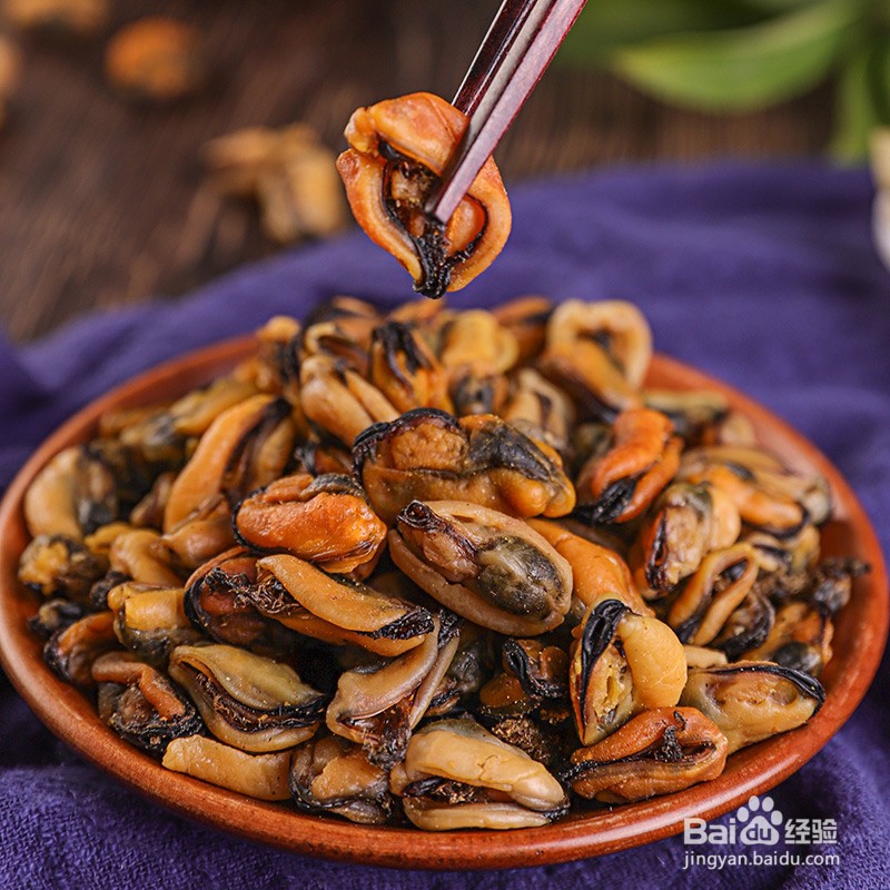 淮扬菜淡菜炒笋尖