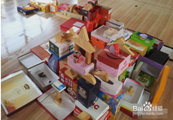 纸盒手工制作房子